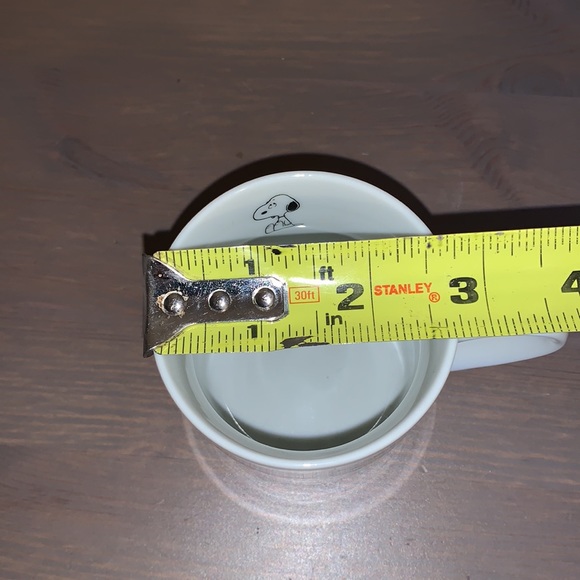 Peanuts Snoopy and Woodstock Vintage White Ceramic Mini Mug - Picture 8 of 9